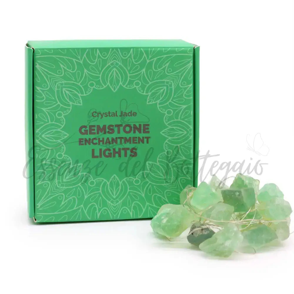 Luci LED con Pietre Semipreziose Incantate - Giada - Gemstone Enchantment Lights