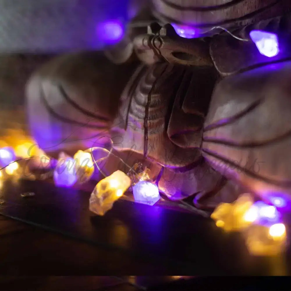 Luci LED con Pietre Semipreziose Incantate - Pietre Miste - Gemstone Enchantment Lights