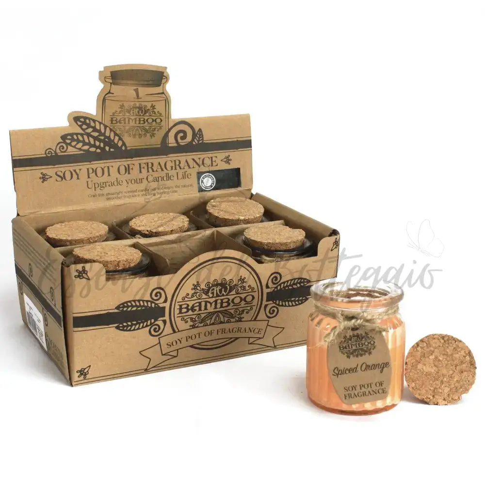 Lumino di soia - Arancia Speziata - Soy Pot of Fragrance Candle