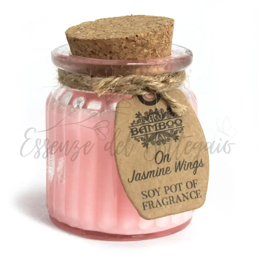 Lumino di soia - Gelsomino - Soy Pot of Fragrance Candle
