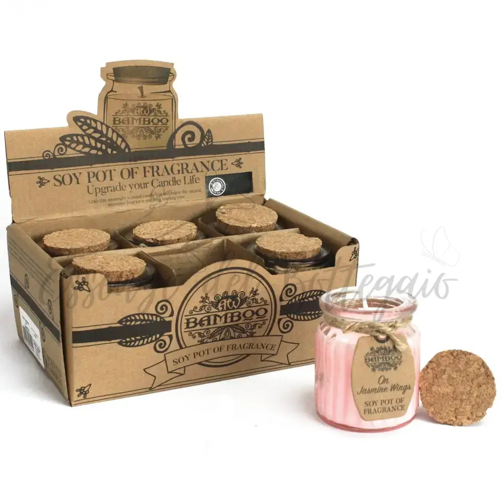 Lumino di soia - Gelsomino - Soy Pot of Fragrance Candle