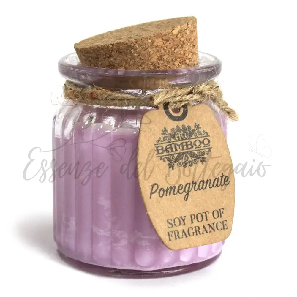 Lumino di soia - Melagrana - Soy Pot of Fragrance Candle