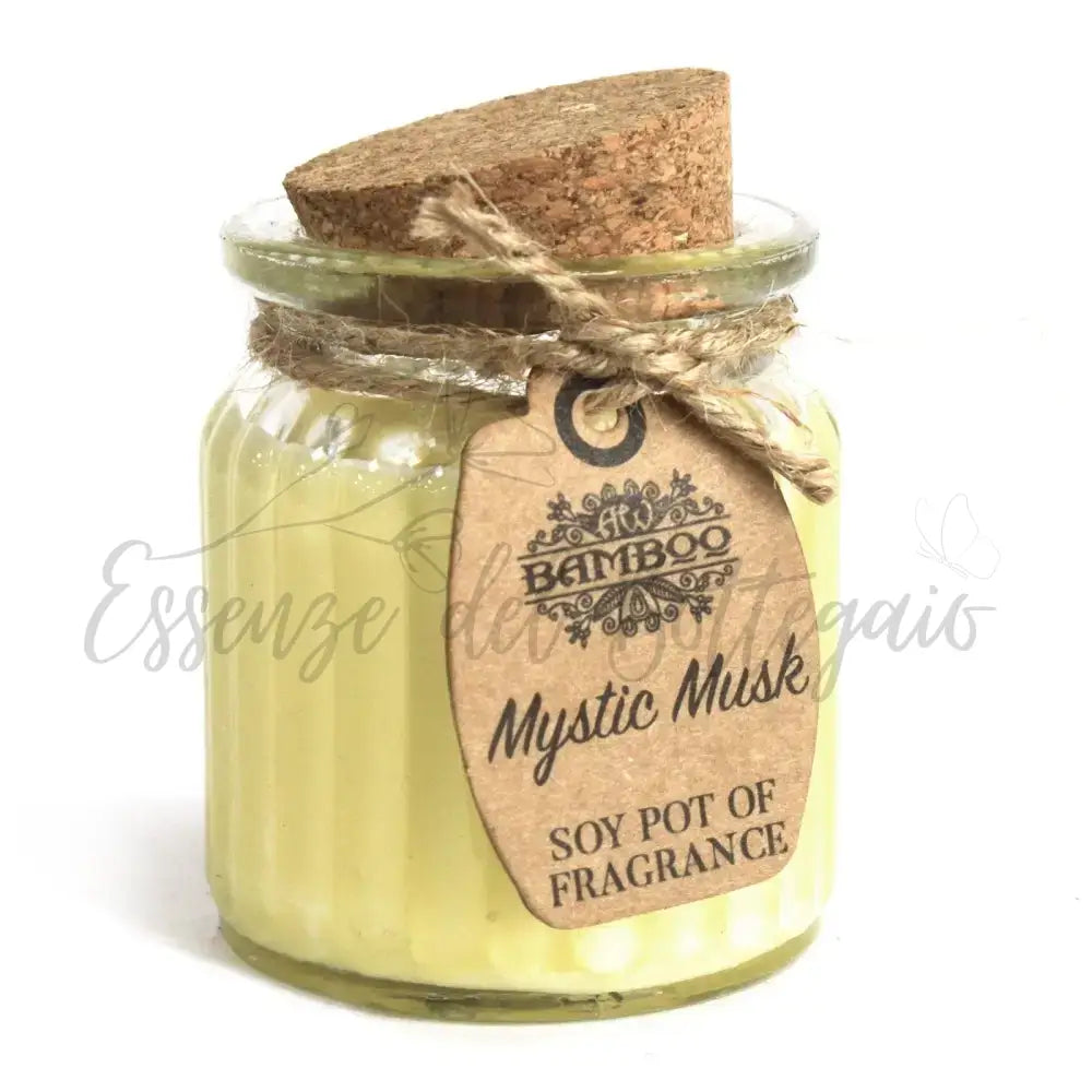 Lumino di soia - Muschio - Soy Pot of Fragrance Candle