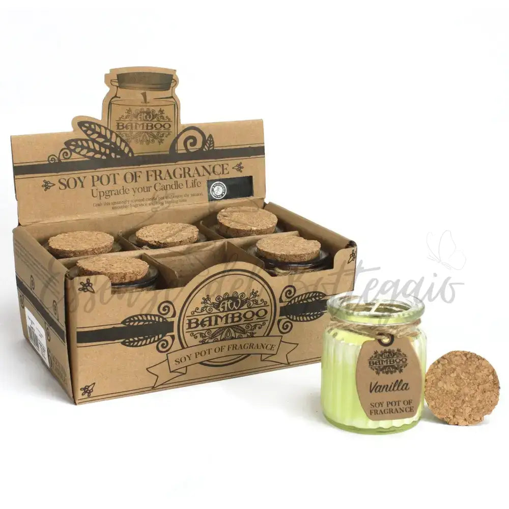 Lumino di soia - Vaniglia - Soy Pot of Fragrance Candle