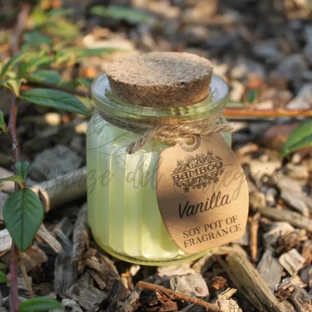 Lumino di soia - Vaniglia - Soy Pot of Fragrance Candle