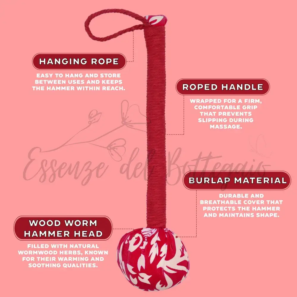 Martello Massaggiante all’Artemisia – Rosso - Massagers