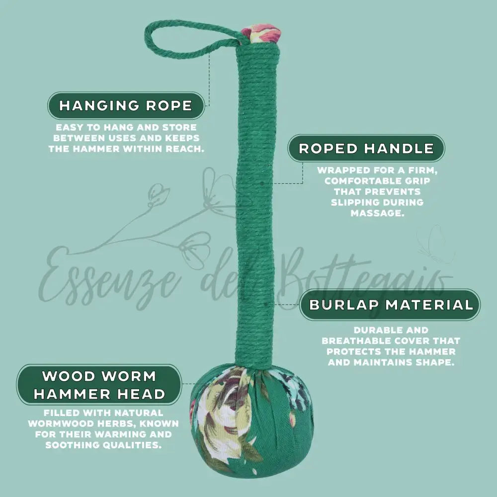 Martello Massaggiante all’Artemisia – Verde - Massagers