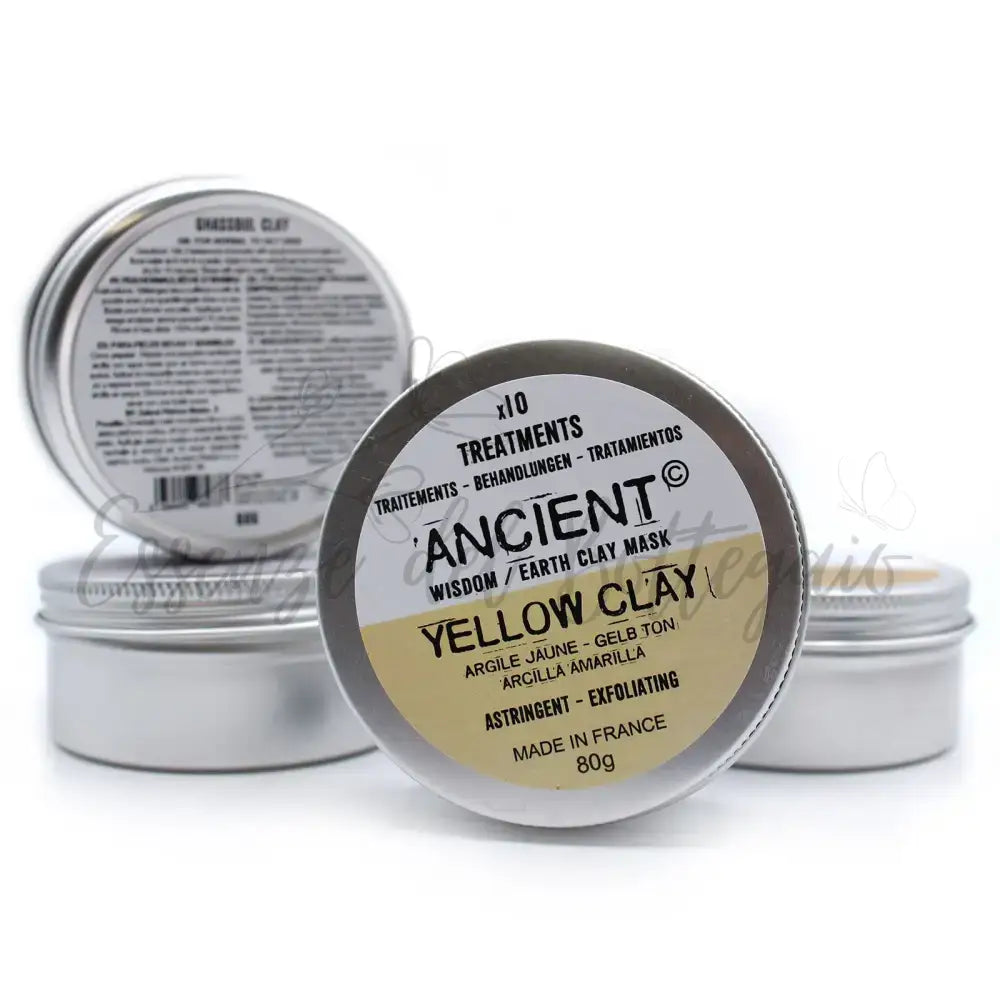 Maschera Per il Viso all’Argilla Gialla 80g - Clay Face Masks