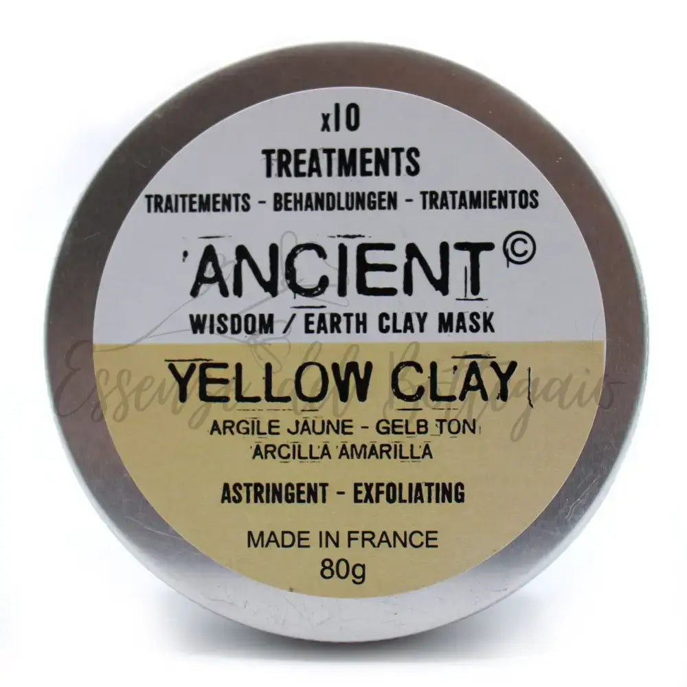 Maschera Per il Viso all’Argilla Gialla 80g - Clay Face Masks