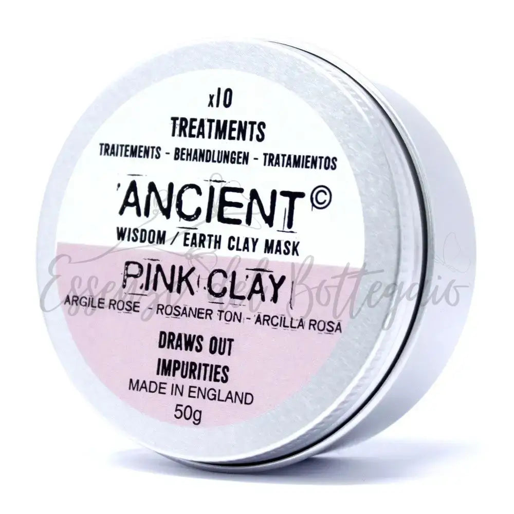 Maschera Per il Viso all’Argilla Rosa - 50g - Clay Face Masks