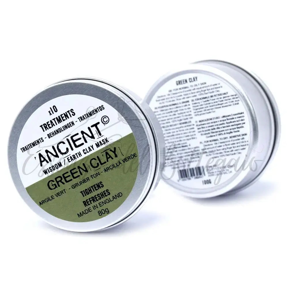 Maschera Per il Viso all’Argilla Verde - 80g - Clay Face Masks