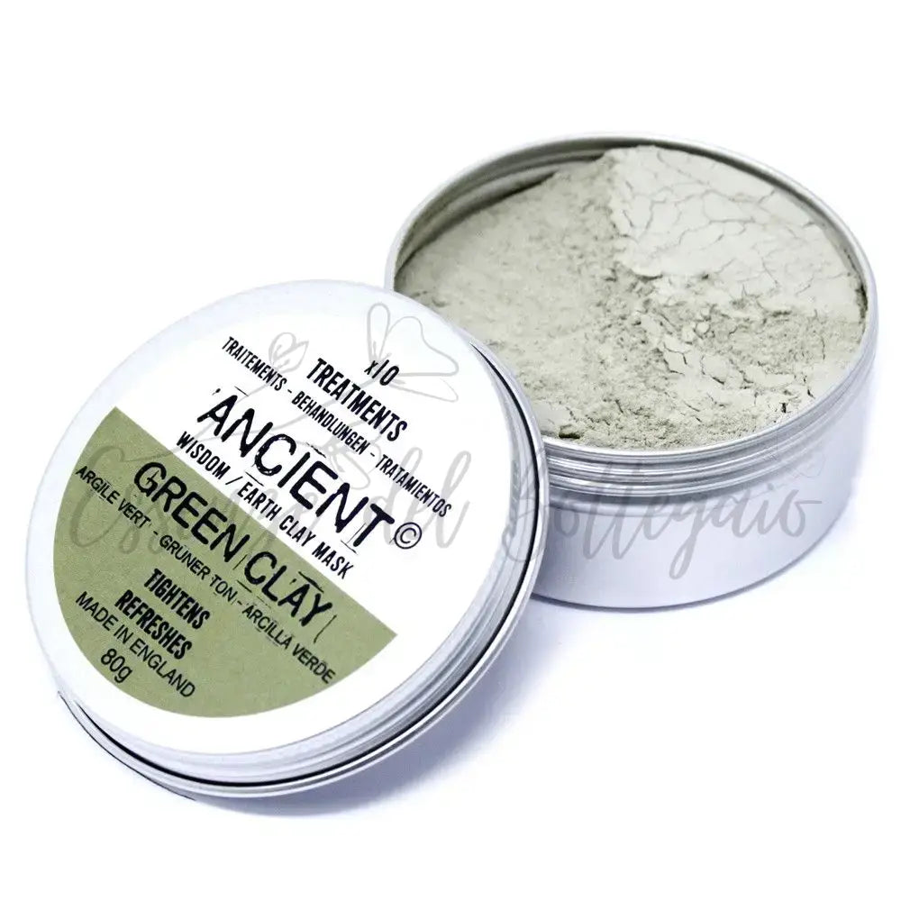 Maschera Per il Viso all’Argilla Verde - 80g - Clay Face Masks