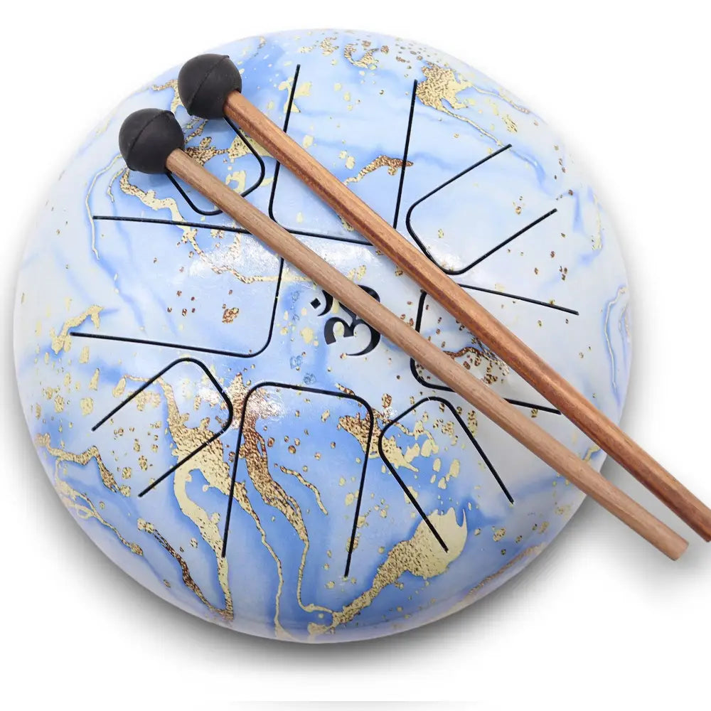 Med Steel Tongue Happy Drums Blue Sky- 22x18cm - Steel Tongue Happy Drums