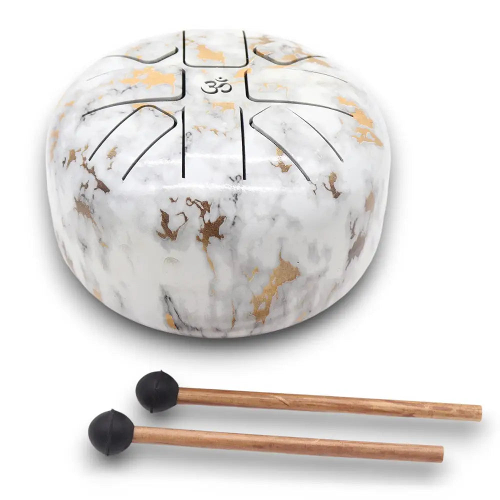 Med Steel Tongue Happy Drums Marble - 17x13cm - Steel Tongue Happy Drums