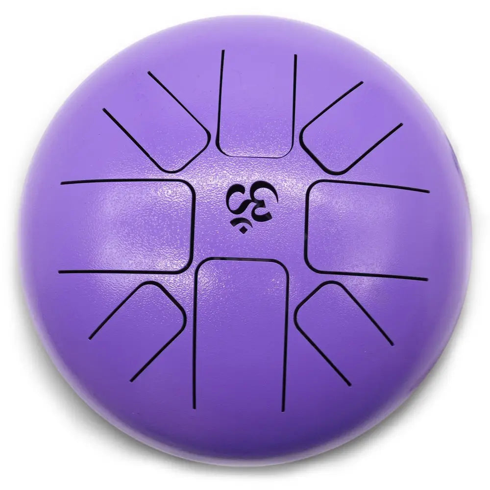 Med Steel Tongue Happy Drums Om Violet- 22x16cm - Steel Tongue Happy Drums
