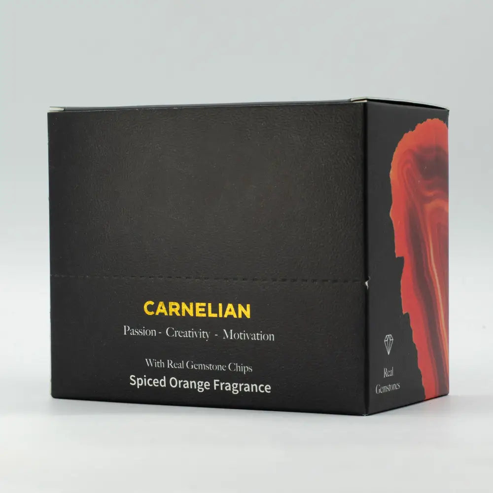 Cera profumata 50g - Fuoco di corniola - Arancia speziata - Melt Eaze Crystal Wax Melts
