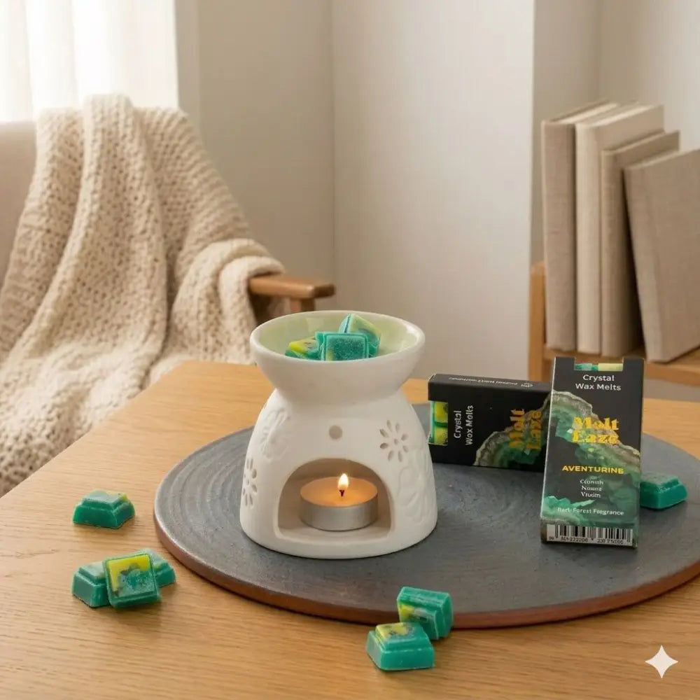 Cera profumata 50g - Foresta Smeraldo - Nel profondo della foresta - Melt Eaze Crystal Wax Melts