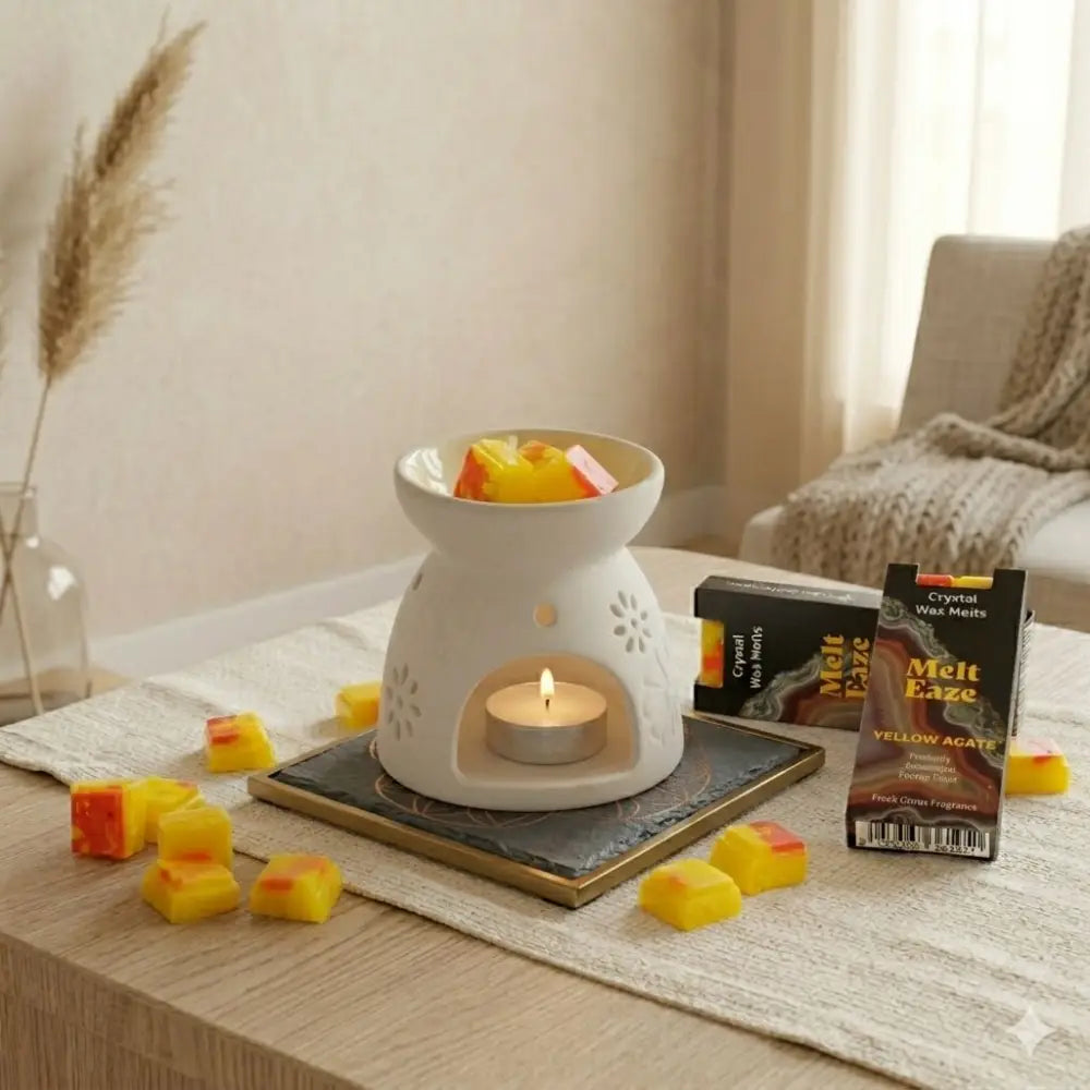 Cera profumata 50g - Bagliore dorato - Agrumi freschi - Melt Eaze Crystal Wax Melts