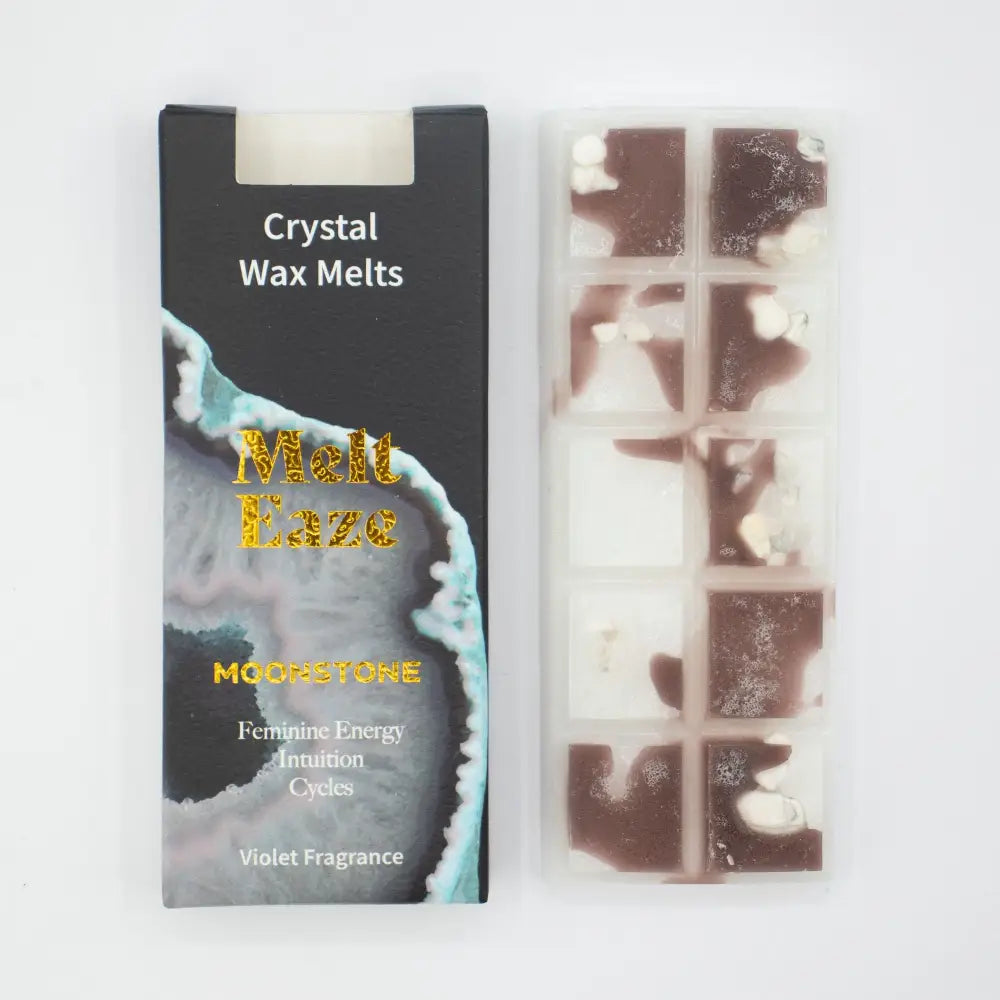 Cera profumata 50g - Bagliore della pietra di luna - Viola - Melt Eaze Crystal Wax Melts