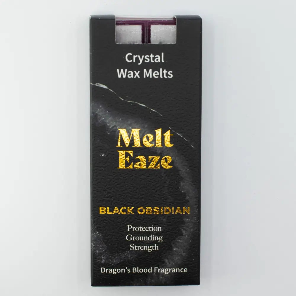 Cera profumata 50g - Scudo di ossidiana - Sangue di draghi - Melt Eaze Crystal Wax Melts