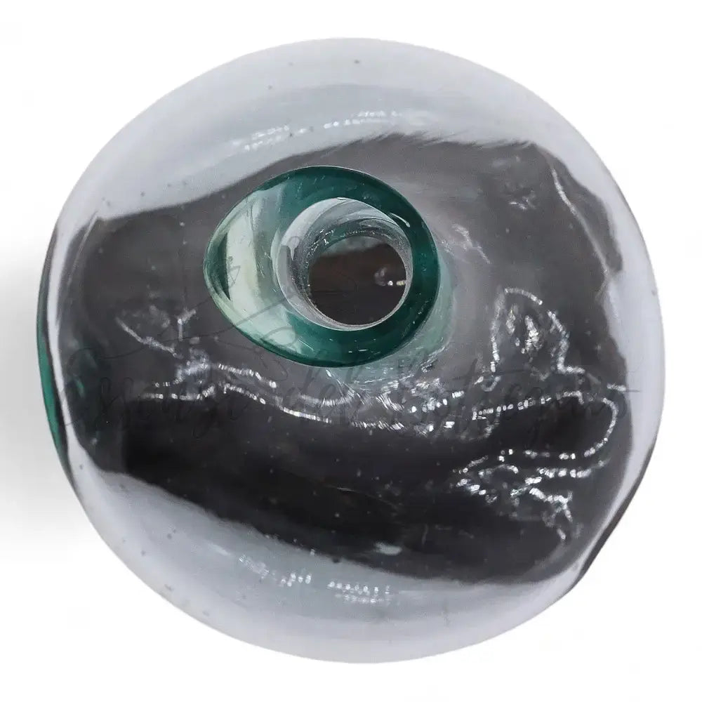 Mini decanter in vetro soffiato su legno 20 cm - Molten Glass on Wood