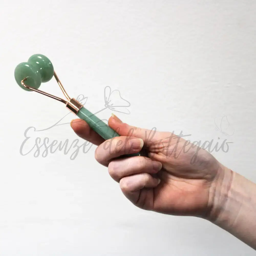 Mini Rullo Massaggiatore - Quarzo di Rocca - Gemstone Face Roller