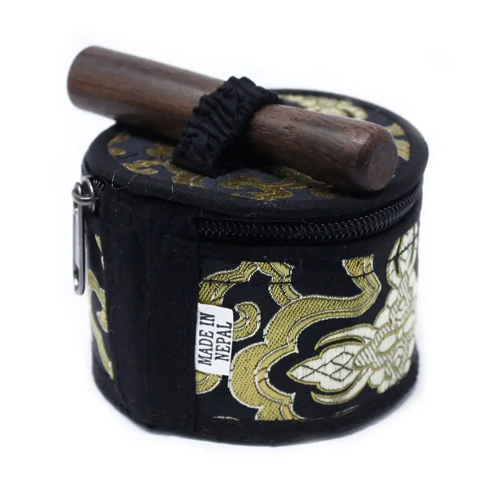 Mini Singing Bowl Gift Set - Black - Tibetan Singing Bowl Sets