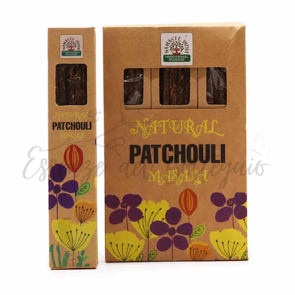 Natural Botanical Masala Incense - Patchouli - Botanical Natural Masala Incense Sticks