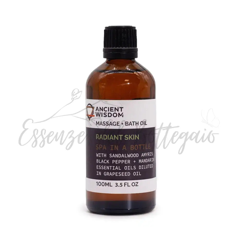 Olio per Massaggi -Benessere al Sandalo - 100 ml - Massage Oils Bottles -100ml