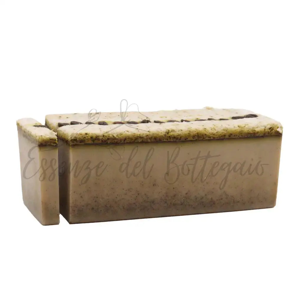 Panetto di sapone al caffè latte 1,3 kg - Wild & Natural Hand-Crafted Soap 1.3kg and Slices