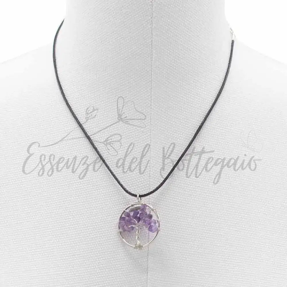 Pendente Albero della Vita - Ametista - Gemstone Pendants - Tree of Life