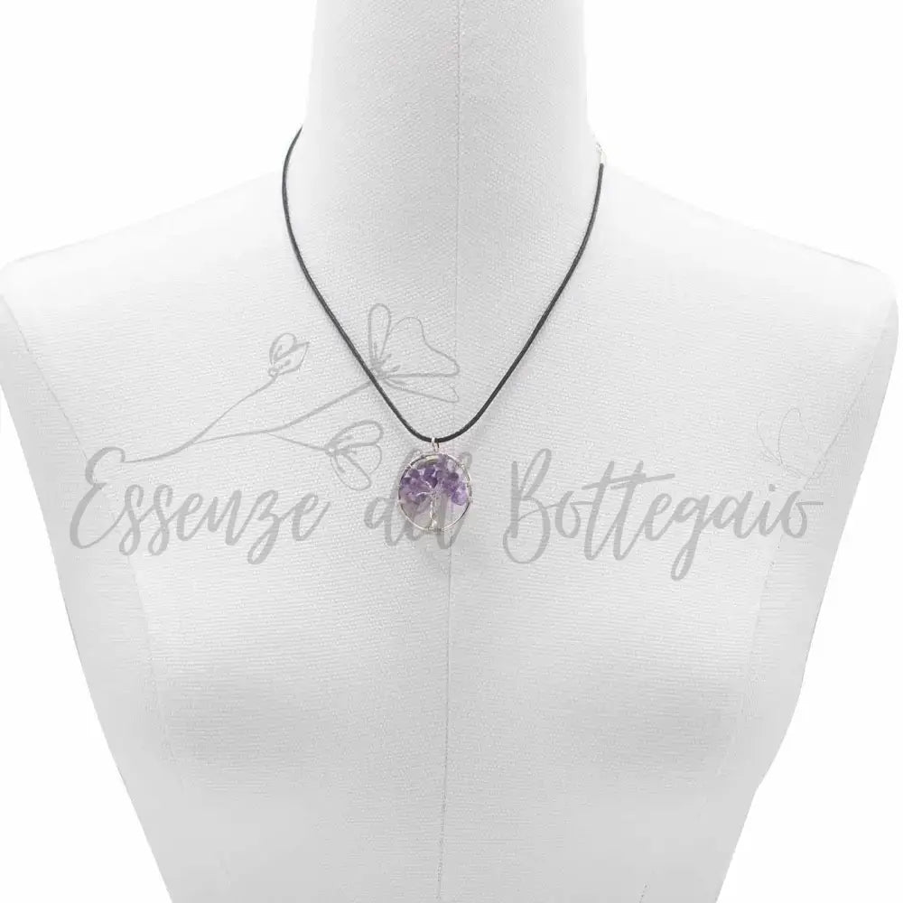 Pendente Albero della Vita - Ametista - Gemstone Pendants - Tree of Life