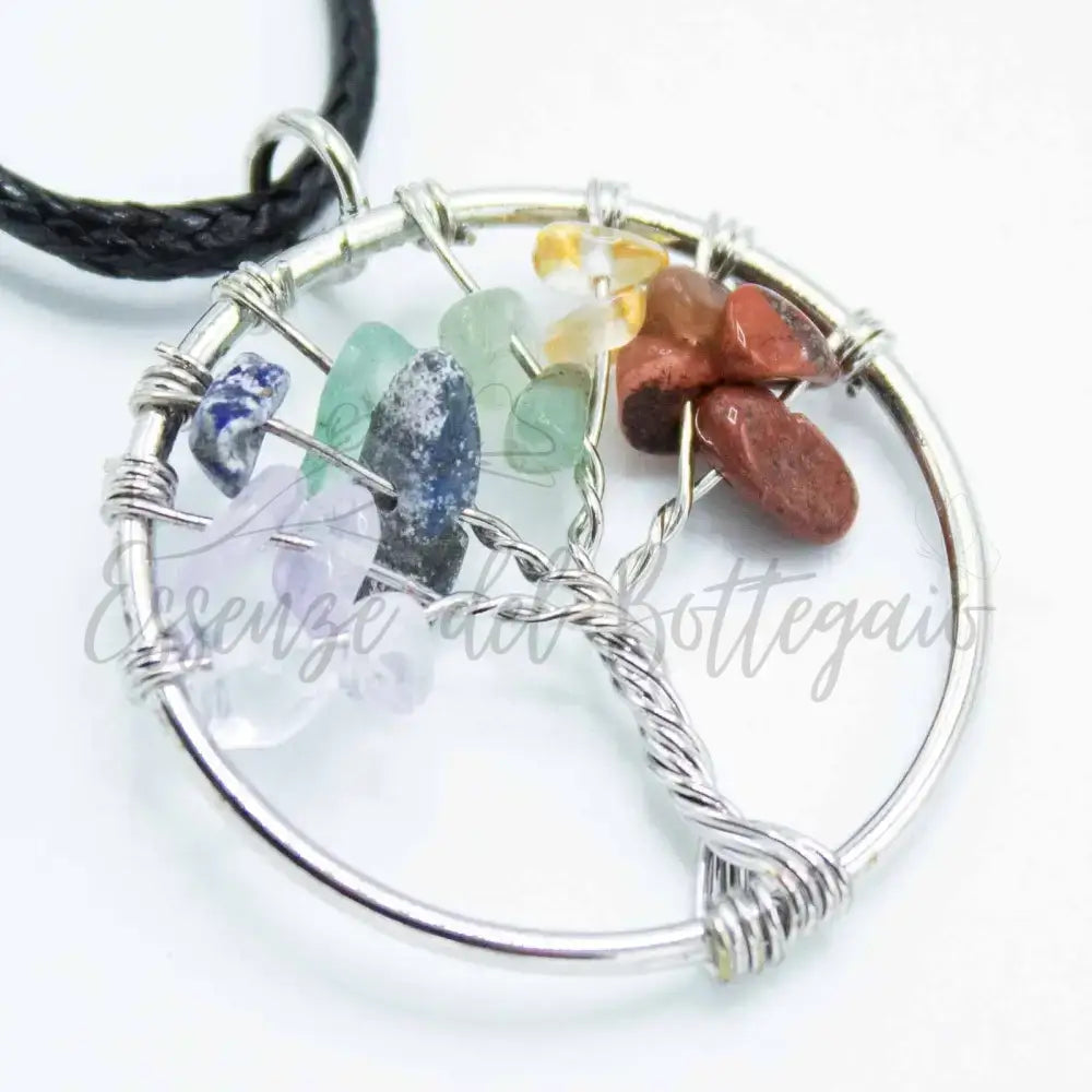 Pendente Albero della Vita - Chakra - Gemstone Pendants - Tree of Life