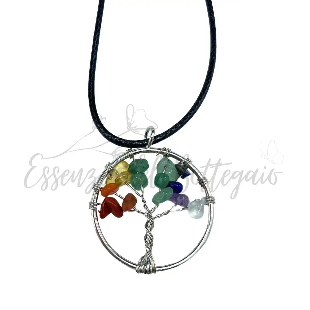 Pendente Albero della Vita - Chakra - Gemstone Pendants - Tree of Life