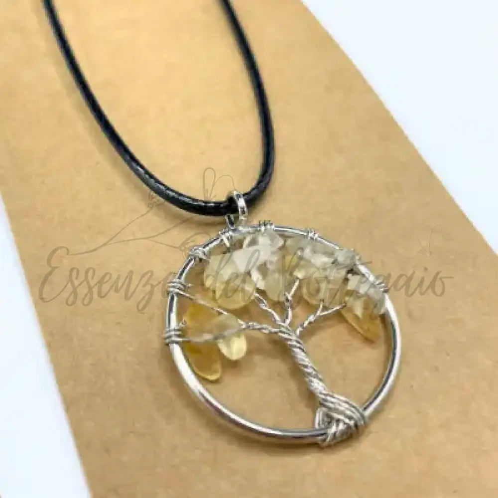Pendente Albero della Vita - Corniola - Gemstone Pendants - Tree of Life