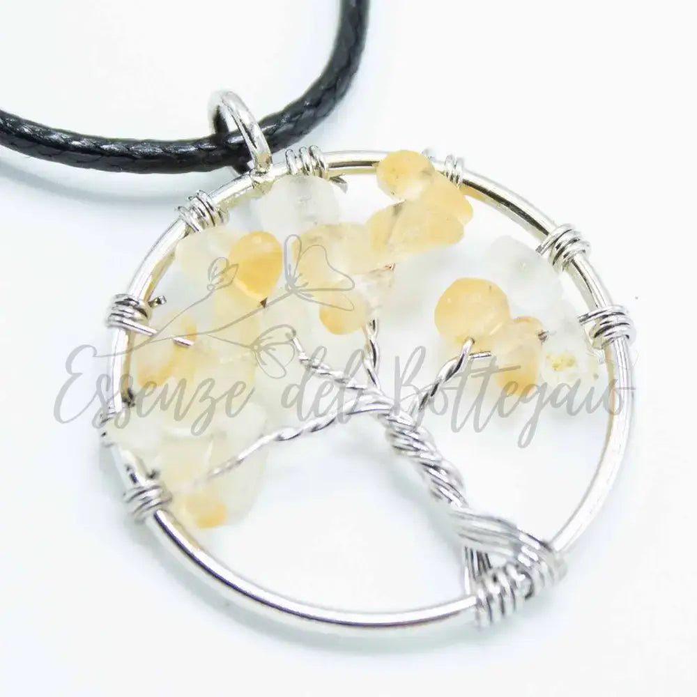 Pendente Albero della Vita - Corniola - Gemstone Pendants - Tree of Life