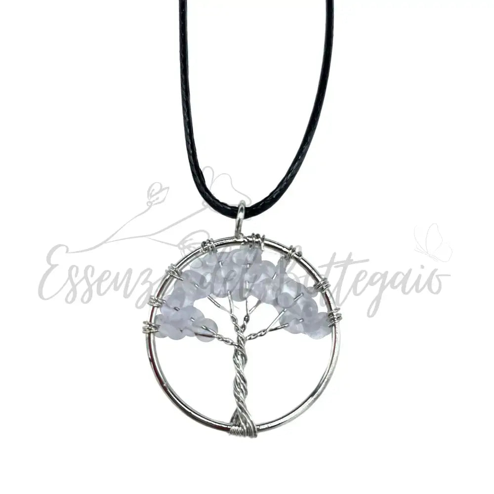 Pendente Albero della vita - Cristallo di Rocca - Gemstone Pendants - Tree of Life