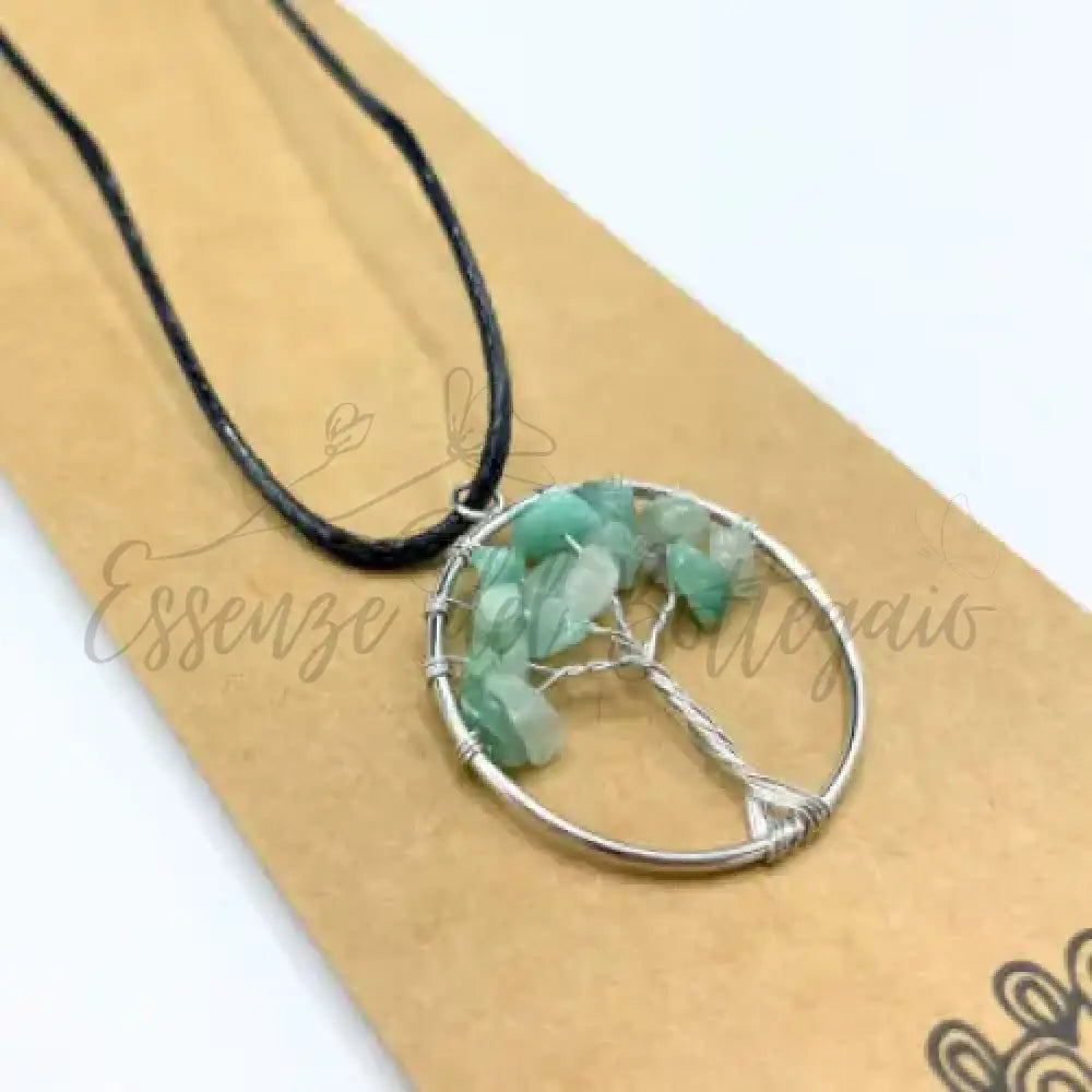 Pendente Albero della Vita - Giada - Gemstone Pendants - Tree of Life