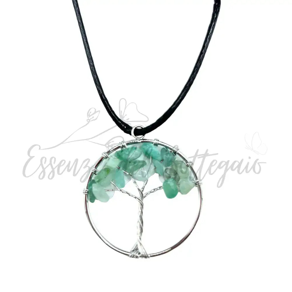 Pendente Albero della Vita - Giada - Gemstone Pendants - Tree of Life