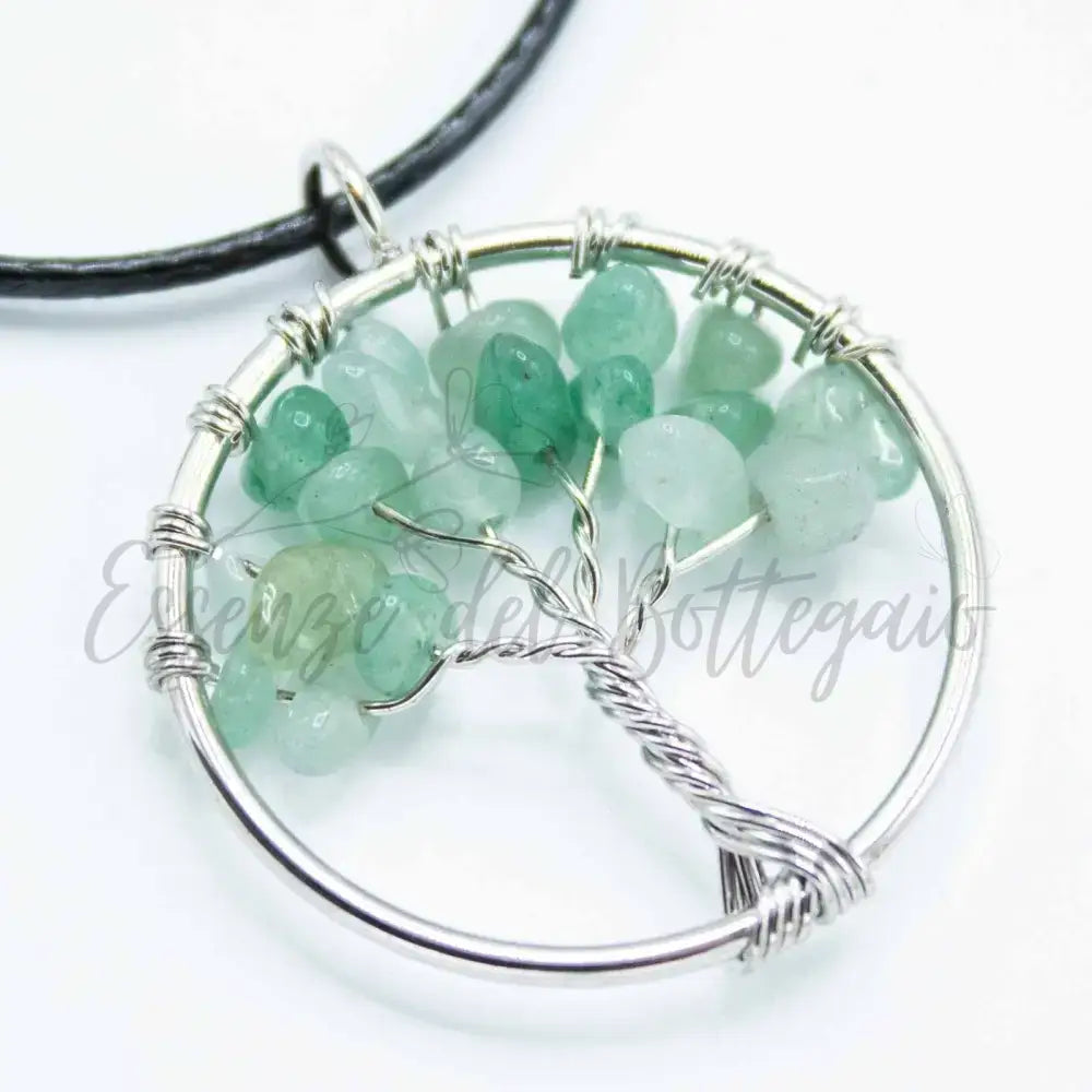 Pendente Albero della Vita - Giada - Gemstone Pendants - Tree of Life