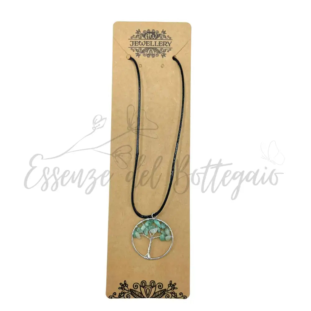 Pendente Albero della Vita - Giada - Gemstone Pendants - Tree of Life