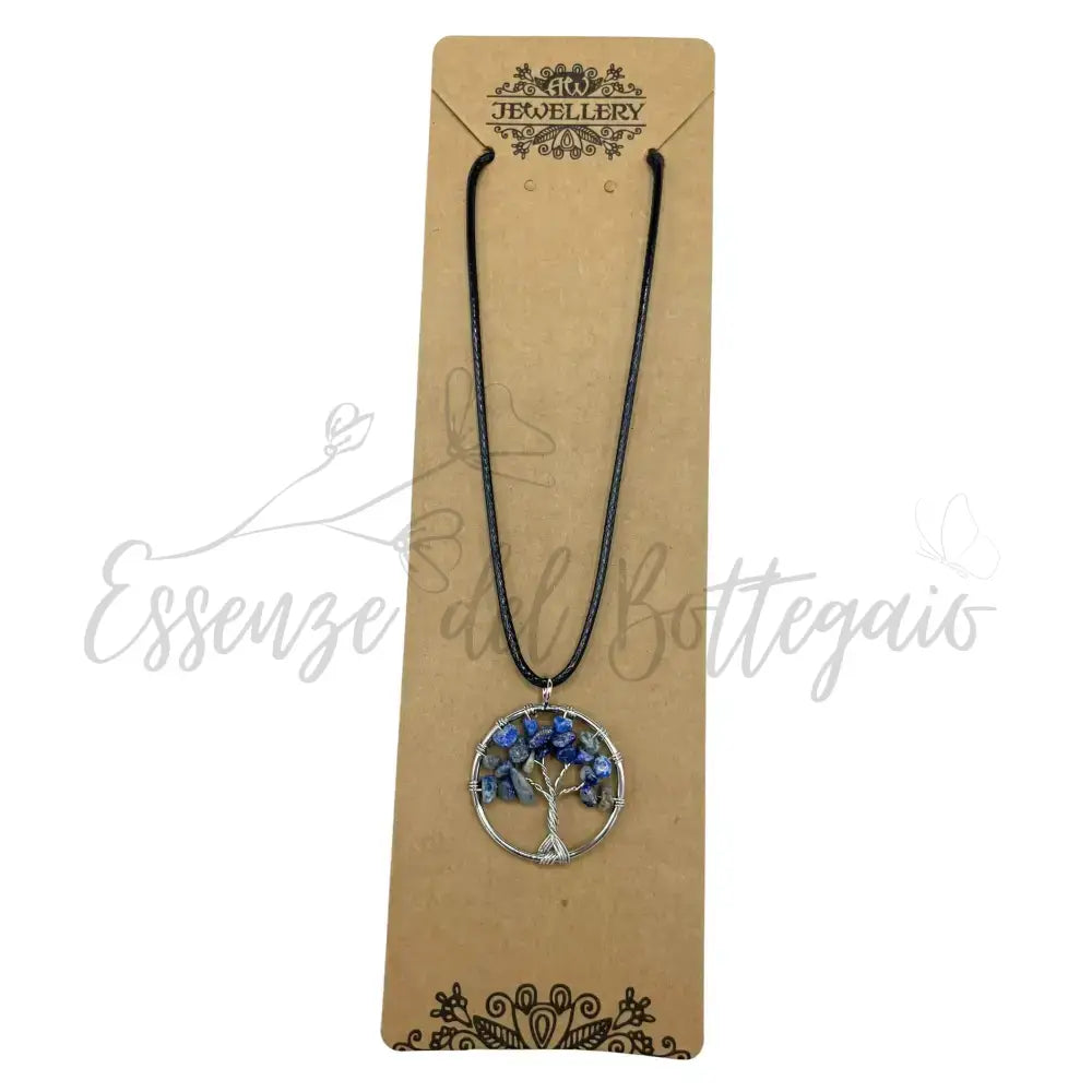 Pendente Albero della Vita - Sodalite - Gemstone Pendants - Tree of Life