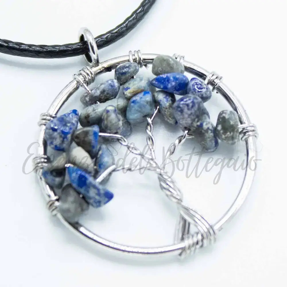 Pendente Albero della Vita - Sodalite - Gemstone Pendants - Tree of Life