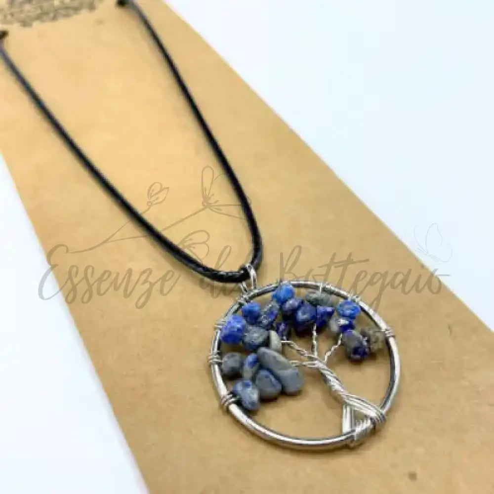 Pendente Albero della Vita - Sodalite - Gemstone Pendants - Tree of Life