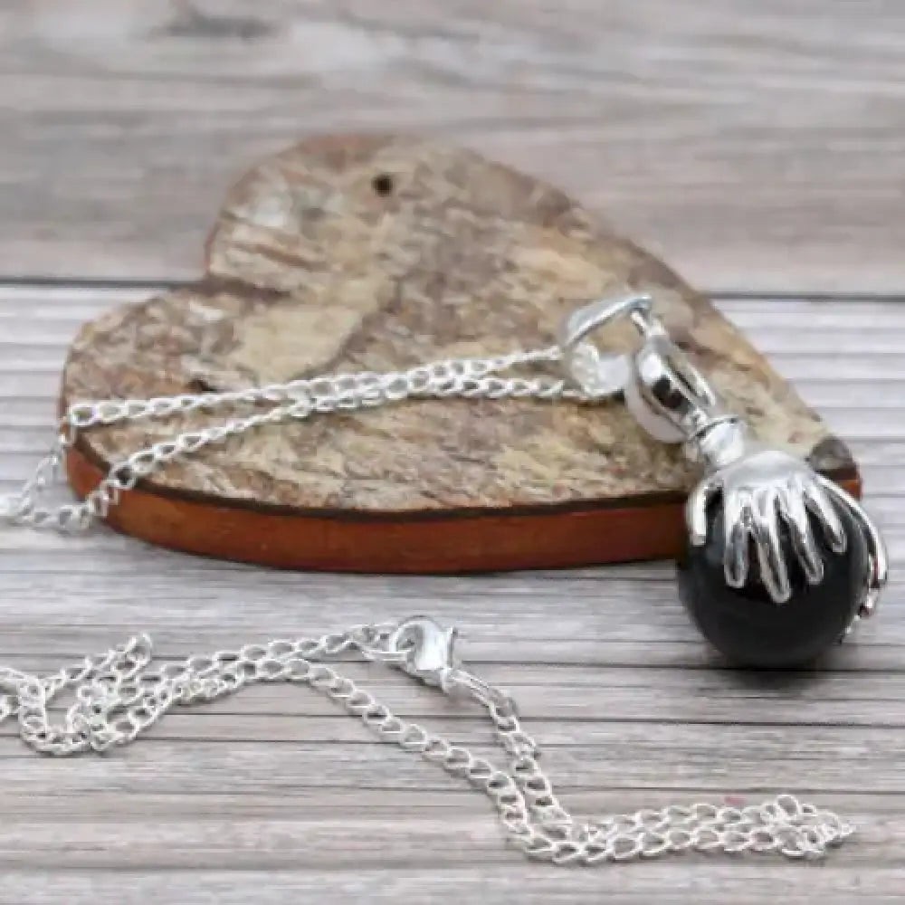 Pendente con Pietra Semipreziosa Mani Guaritrici - Agata - Indian Gemstone Pendant Jewellery