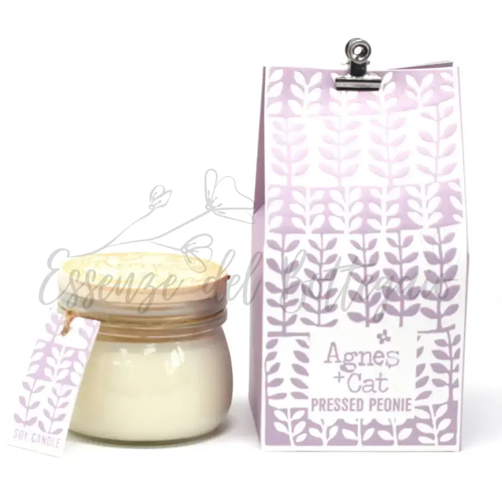 Piccola candela Kilner Jar - Peonia pressata - Small Kilner Jar Candle 180 ml