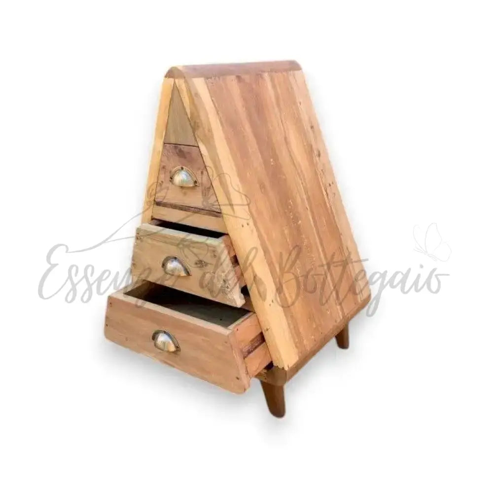 Piramide 3 cassetti 45x46x72cm - Recycled Home Furniture from Bali