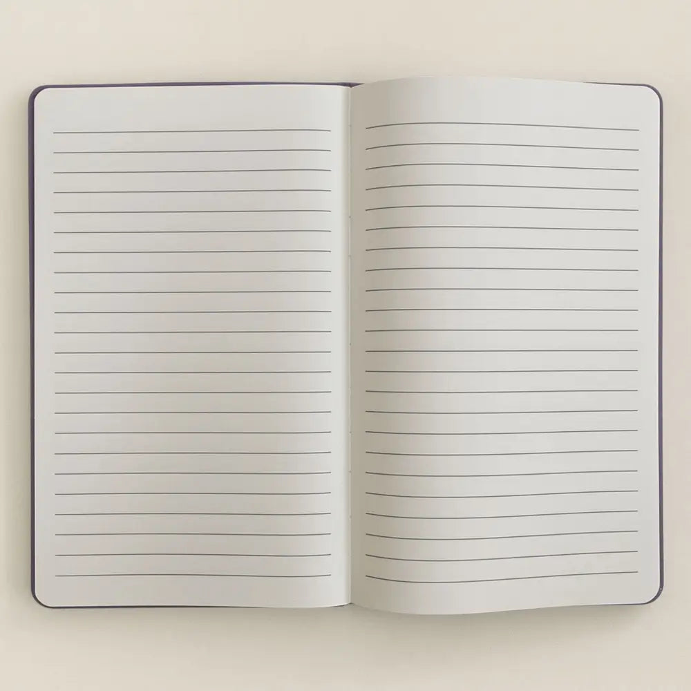 Purple Velvet Notebook - 80 pages - Create Magic - Wellness & Gratitude Notebooks