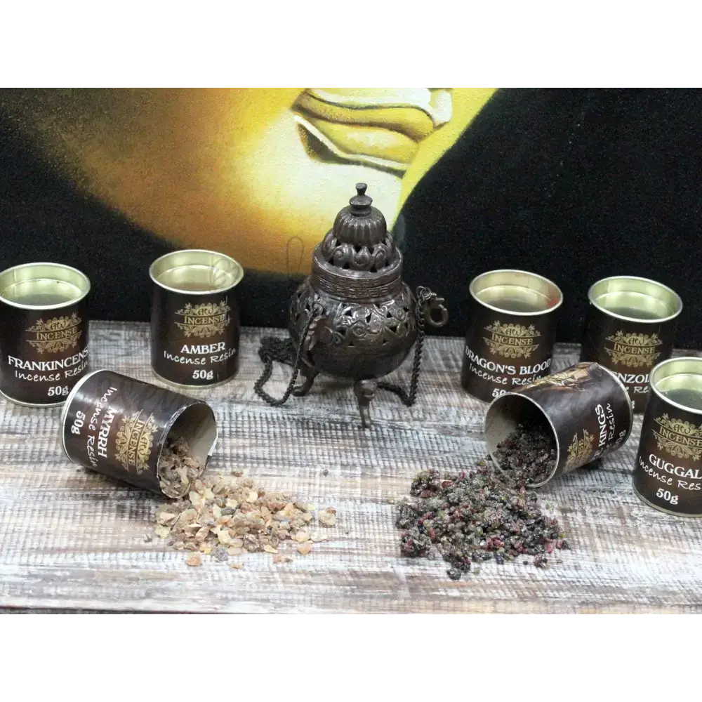 Resina 50gm Ambra - Incense Resin 50g Tubs