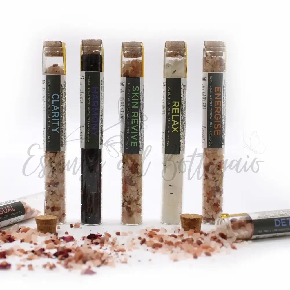 Sali da Bagno in Fiale - Set Regalo da 7 - Bath Salts in Vials